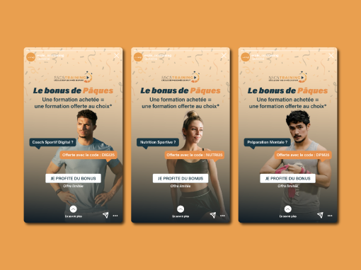 Communication et publicités pour SSCS Training