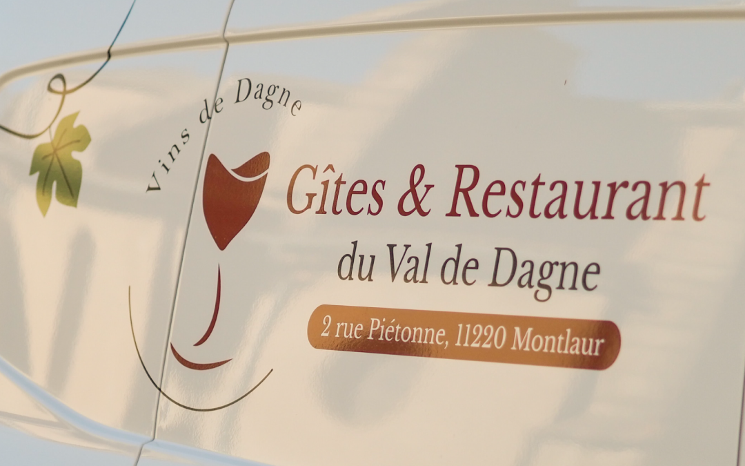 Marquage du véhicule Vins de Dagne