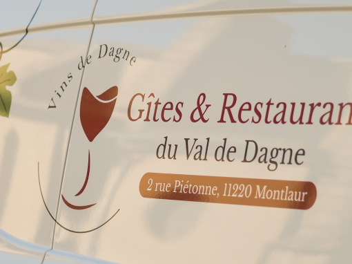 Marquage du véhicule Vins de Dagne